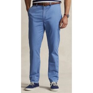 Polo Ralph Lauren Mens Classic Fit Stretch Chino Pants Blue 46x30 NWT